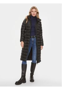 TOMMY HILFIGER - Tommy Hilfiger Kurtka zimowa Global Stripe WW0WW39863 Czarny Regular Fit. Kolor: czarny. Materiał: syntetyk, puch. Sezon: zima