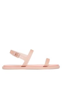 Calvin Klein Sandały Jelly Sandal Sling Mat Tran Tpu HW0HW02969 Beżowy. Kolor: beżowy. Materiał: syntetyk #1