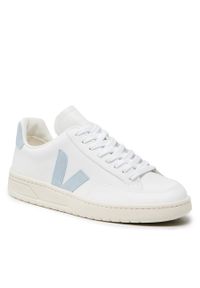Sneakersy Veja V-12 XD0202787A Extra White Steel. Kolor: biały. Materiał: skóra
