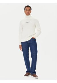 Guess Jeans Golf M5BR58 Z0561 Écru Regular Fit. Typ kołnierza: golf. Materiał: bawełna #4