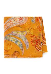 Wittchen - Damski szal w delikatny wzór. Kolor: pomarańczowy, biały, wielokolorowy. Materiał: poliester. Sezon: zima, lato #1