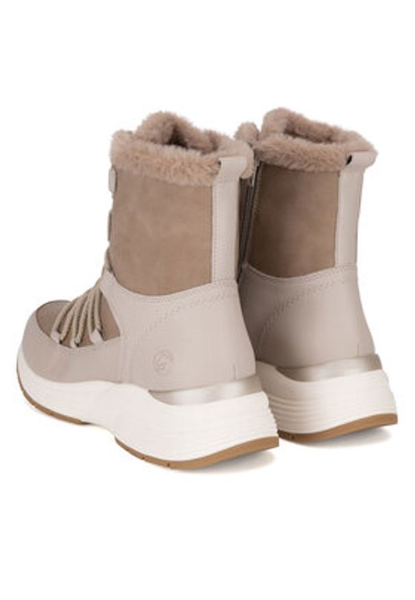 Remonte Śniegowce D6685-20 Brązowy. Kolor: brązowy. Materiał: skóra, syntetyk