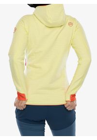 LA SPORTIVA - Bluza polarowa damska La Sportiva Bristen Thermal Hoody. Kolor: żółty. Materiał: polar