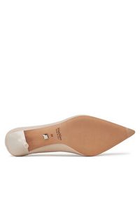 Max Mara Szpilki 2514521151600 Écru. Kolor: biały. Materiał: skóra. Obcas: na szpilce