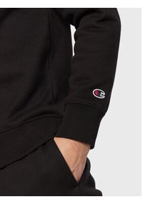 Champion Bluza Small Script Logo Embroidery 217863 Czarny Regular Fit. Kolor: czarny. Materiał: bawełna, syntetyk #4