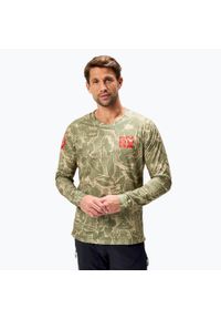 ENDURA - Longsleeve rowerowy męski Endura Grid Floral Ltd. Kolor: zielony. Długość rękawa: długi rękaw. Sport: kolarstwo #1