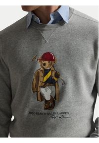 Polo Ralph Lauren Bluza 710B14625002 Szary Regular Fit. Typ kołnierza: polo. Kolor: szary. Materiał: bawełna #4