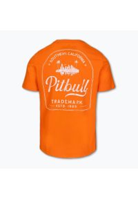 PITBULL - Koszulka męska Pitbull So Cal. Kolor: pomarańczowy