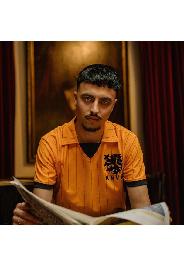 COPA FOOTBALL - Koszulka retro piłkarska dla dorosłych - Holandia 1983 - Pomarańczowa. Kolor: żółty, wielokolorowy, pomarańczowy. Sport: piłka nożna