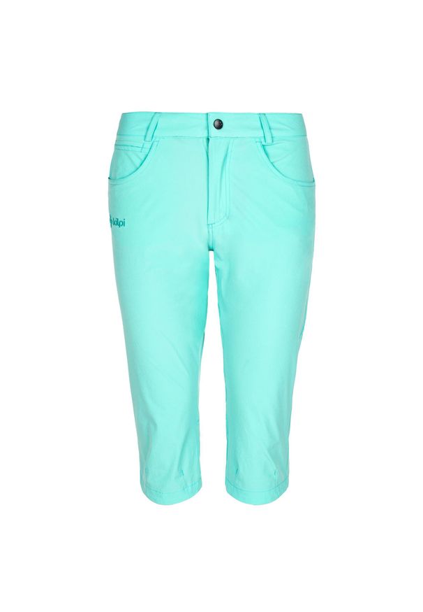 Damskie spodnie outdoorowe 3/4 Kilpi TRENTA-W. Kolor: zielony, niebieski, wielokolorowy