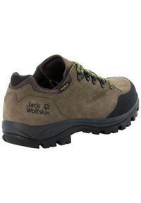 Buty trekkingowe męskie Jack Wolfskin Rebellion Texapore Low. Zapięcie: sznurówki. Kolor: brązowy. Materiał: materiał, syntetyk. Szerokość cholewki: normalna. Sport: turystyka piesza