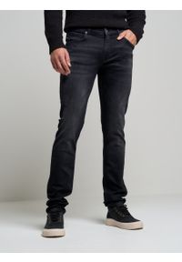 Big-Star - Spodnie jeans męskie skinny czarne Deric 950. Stan: podwyższony. Kolor: czarny. Styl: elegancki #4