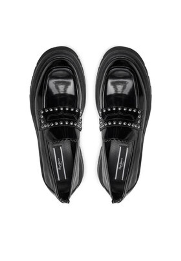 Pepe Jeans Loafersy PLS10415 Czarny. Kolor: czarny. Materiał: skóra