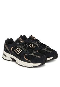 New Balance Sneakersy U530CRB Czarny. Kolor: czarny. Materiał: zamsz, skóra #5