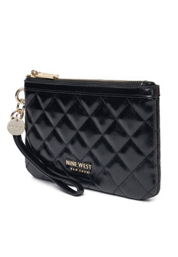 Nine West Torebka LILLA1 Czarny. Kolor: czarny. Materiał: skórzane