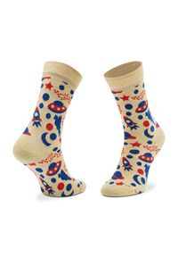 Happy-Socks - Zestaw 3 par wysokich skarpet dziecięcych Happy Socks. Wzór: kolorowy