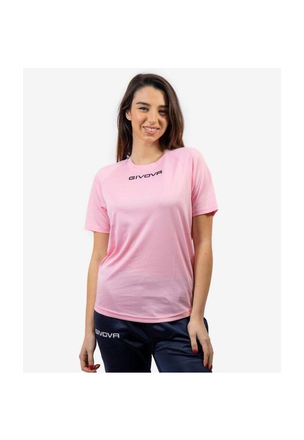 Koszulka sportowa Givova One Microforata 2XL.. Kolor: różowy. Sport: piłka nożna