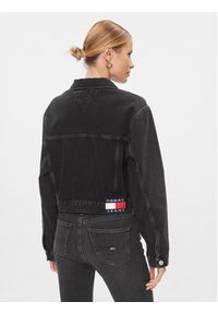 Tommy Jeans Kurtka jeansowa Claire DW0DW16054 Czarny Regular Fit. Kolor: czarny. Materiał: bawełna #4