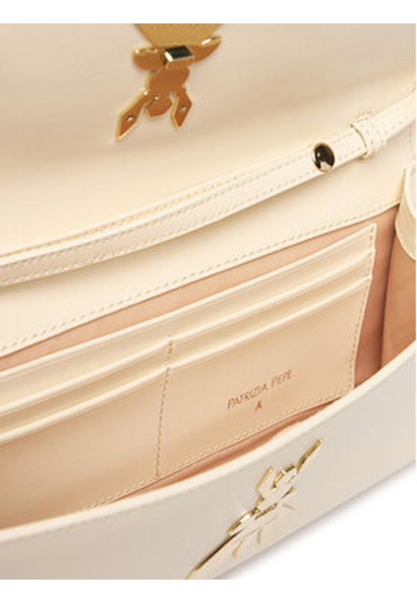 Patrizia Pepe Torebka 8B0304/L061 Écru. Materiał: skórzane