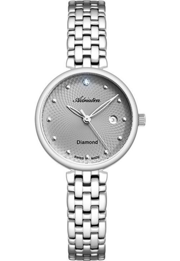 Zegarek Adriatica Zegarek damski Adriatica A3543.5147DQ srebrny. Kolor: srebrny