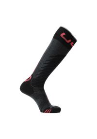 UYN - Ski One Merino Socks. Kolor: czarny, różowy, wielokolorowy. Sport: bieganie