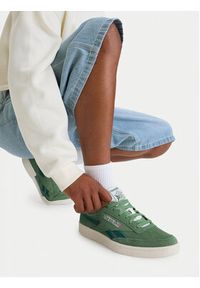Reebok Sneakersy EO-CLUB C REVENGE 100244893 Zielony. Kolor: zielony. Materiał: skóra, zamsz. Model: Reebok Club #7