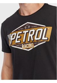 Petrol Industries T-Shirt Logo M-3020-TSR600 Czarny Regular Fit. Kolor: czarny. Materiał: bawełna #4