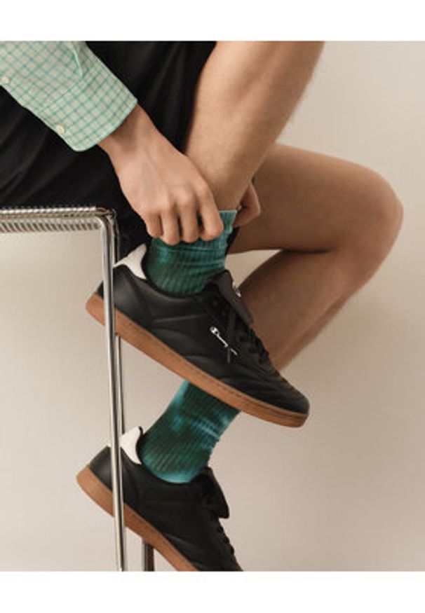 Champion Sneakersy PRESTIGE FLAP S22466-KK001 Czarny. Kolor: czarny. Materiał: materiał, syntetyk