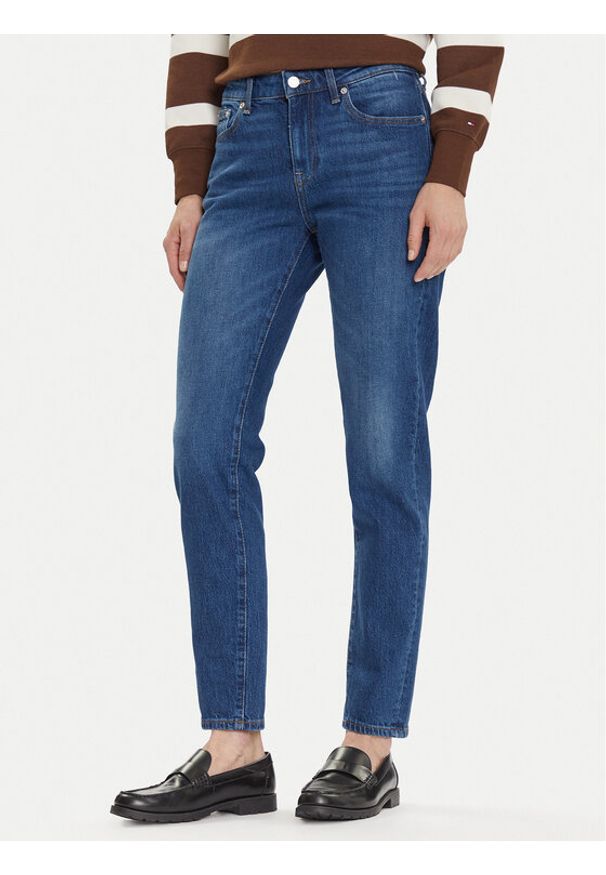 Tommy Jeans Jeansy Lucy DW0DW21808 Niebieski Slim Fit. Kolor: niebieski