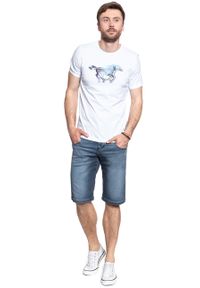 Mustang - SPODENKI MUSTANG Denim Bermuda DENIM BLUE 1007591 5000 683. Materiał: denim #9