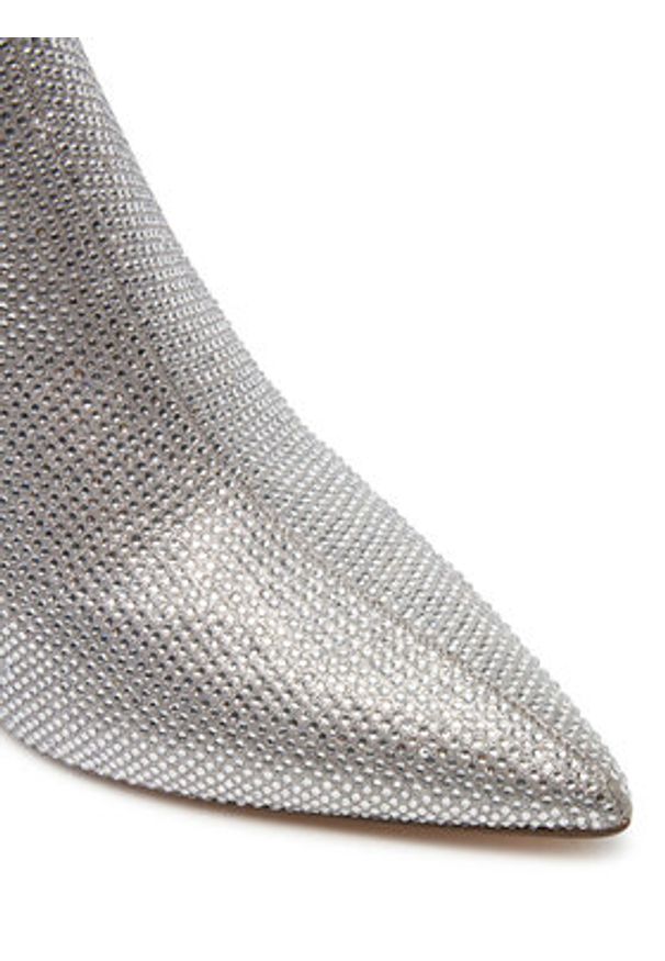 Steve Madden Botki Lulah-R SM11003281 Srebrny. Kolor: srebrny. Materiał: syntetyk
