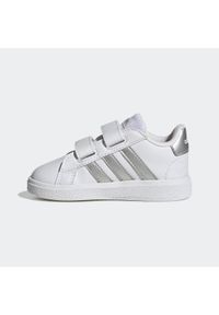 Adidas - Buty sportowe dla dzieci ADIDAS Grand Court 2.0. Zapięcie: rzepy. Materiał: kauczuk, skóra, syntetyk