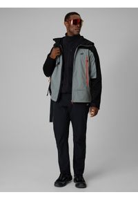 4f - 4F Spodnie trekkingowe szybkoschnące męskie - czarne 3XL. Kolor: czarny. Materiał: tkanina, materiał. Długość: długie. Sport: turystyka piesza #1