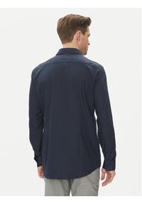 Hugo - HUGO Koszula Kenno 50539707 Granatowy Slim Fit. Kolor: niebieski. Materiał: bawełna #3
