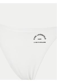 Karl Lagerfeld - KARL LAGERFELD Dół od bikini A1W46099 Biały. Kolor: biały. Materiał: syntetyk