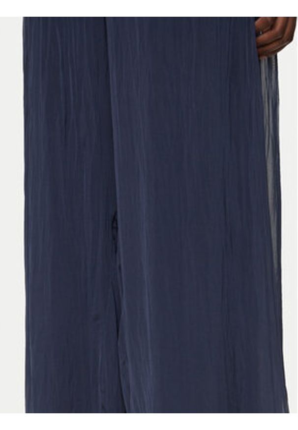 Bomboogie Spodnie palazzo PW8992TSET5 Granatowy Relaxed Fit. Kolor: niebieski. Materiał: jedwab
