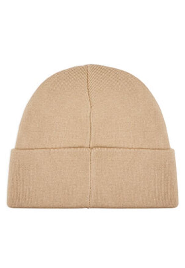 Calvin Klein Jeans Czapka Inst Patch Beanie K50K512142 Beżowy. Kolor: beżowy. Materiał: materiał