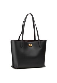 Coach Torebka Pbbl Willow Tote C0689 Czarny. Kolor: czarny. Materiał: skórzane