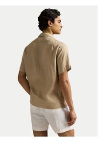 Polo Ralph Lauren Koszula 710966421003 Beżowy Classic Fit. Typ kołnierza: polo. Kolor: beżowy. Materiał: len #4
