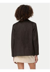 only - ONLY Marynarka Lina 15357019 Brązowy Loose Fit. Kolor: brązowy. Materiał: skóra #7