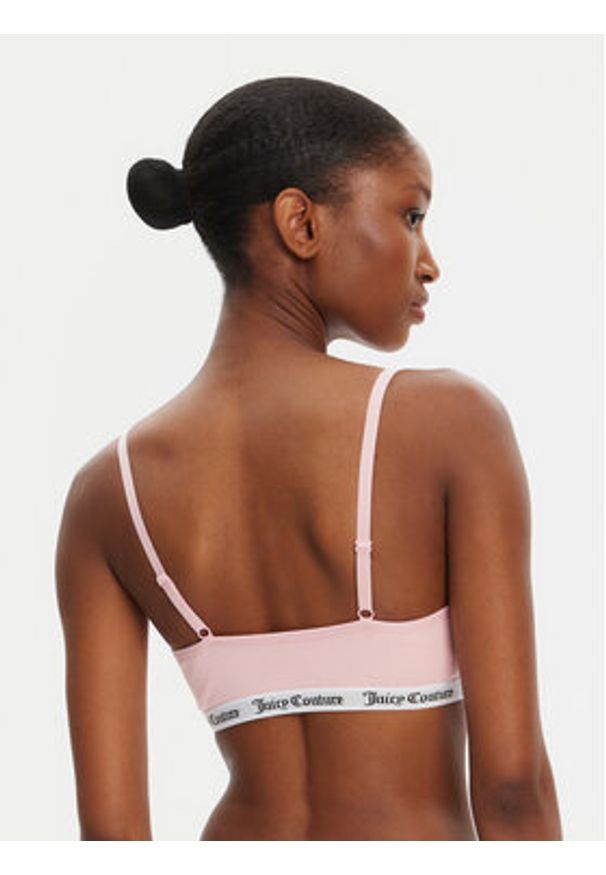 Juicy Couture Biustonosz top Ren JCTBT125972 Różowy. Kolor: różowy. Materiał: bawełna
