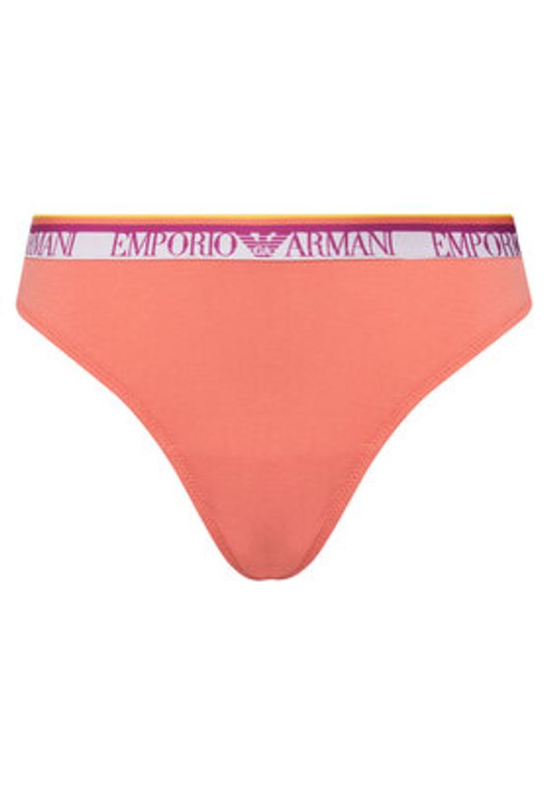 Emporio Armani Underwear Komplet fig brazylijskich EW000404 AF10883 M4008 Różowy. Kolor: różowy. Materiał: bawełna