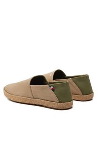 TOMMY HILFIGER - Tommy Hilfiger Espadryle Hilfiger Espadrille Core Textile FM0FM04981 Beżowy. Kolor: beżowy #7