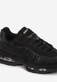Born2be - Czarne Buty Sportowe Caliseise. Nosek buta: okrągły. Kolor: czarny. Materiał: materiał. Szerokość cholewki: normalna. Wzór: aplikacja. Sport: turystyka piesza