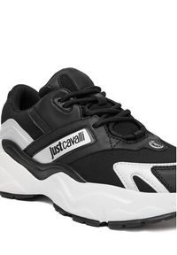 Just Cavalli Sneakersy 79RA3SL2 ZSD67 LS1 Czarny. Kolor: czarny. Materiał: skóra