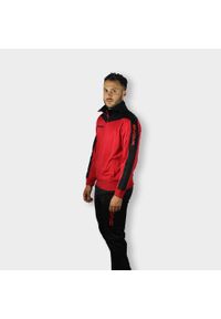 Zestaw Sportowy Givova Roma 4XL Czerwono-Czarny dla Mężczyzn. Kolor: czerwony, czarny, wielokolorowy. Materiał: dresówka. Sport: piłka nożna