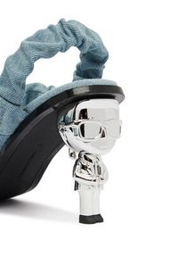 Karl Lagerfeld - KARL LAGERFELD Sandały KL39116D Niebieski. Kolor: niebieski. Materiał: materiał #3