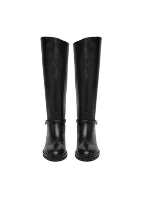 Gino Rossi - GINO ROSSI Oficerki CEO-BERO-V2000-128-1 Czarny. Kolor: czarny. Materiał: skóra