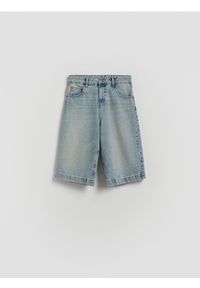 Reserved - Jeansowe szorty - niebieski. Kolor: niebieski. Materiał: jeans