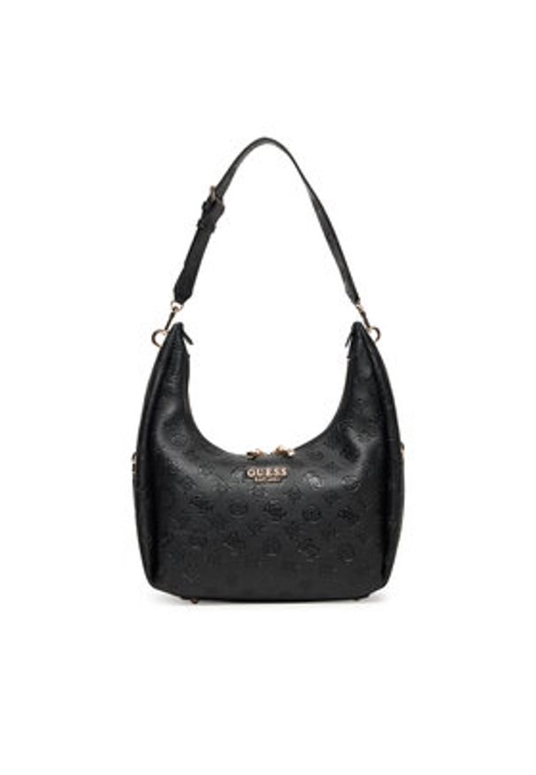 Guess Torebka Phoebe HWPD96 65020 Czarny. Kolor: czarny. Materiał: skórzane